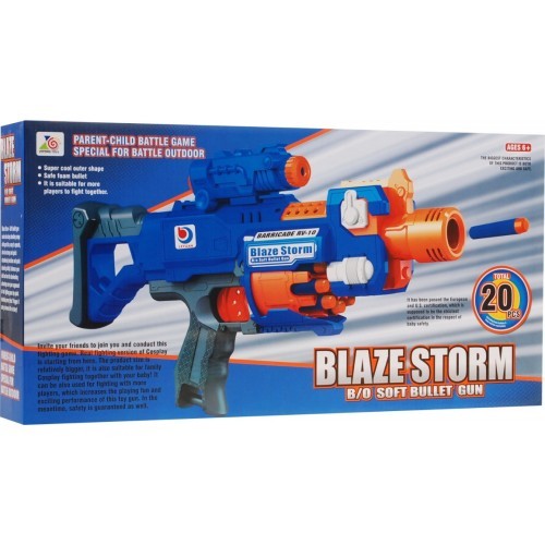 Игрушечный пистолет Blaze Storm, синий
