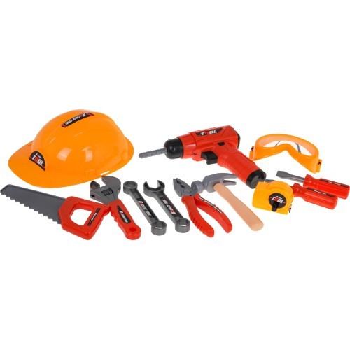 Žaislinių įrankių rinkinys Little DIY 3-in-1