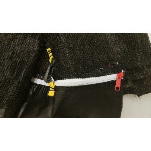 Batuto tinklas 12FT – 8 segmentai, juodas