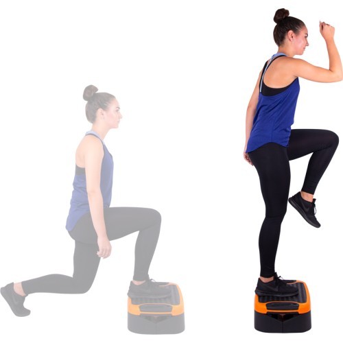 Daugiafunkcė aerobikos platforma inSPORTline Multifun - Juoda