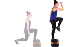 Daugiafunkcė aerobikos platforma inSPORTline Multifun - Juoda