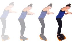 Daugiafunkcė aerobikos platforma inSPORTline Multifun - Juoda
