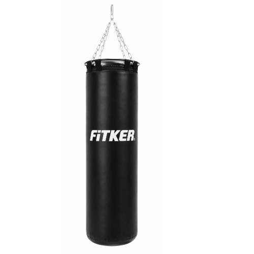 Punching Bag KIDS, PVC, Black - 75x29cm - Ring and chains