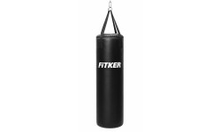 Bokso maišas FiTKER® JUNIOR, PVC, juodas - 85x32cm - Diržai