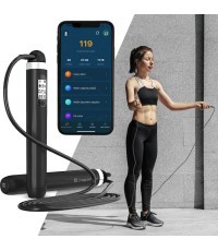 Išmanioji šokdynė inSPORTline Jumpsmart - Juoda