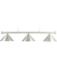 Brushed Chrome 3 Shades Lamp Buffalo, 150 cm