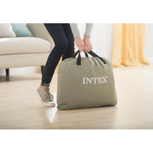 Double bed mattress with automatic pump - 203x152cm INTEX