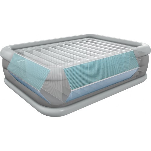 Double bed mattress with automatic pump - 203x152cm INTEX