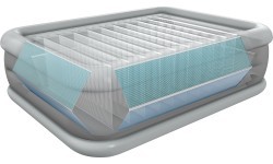 Double bed mattress with automatic pump - 203x152cm INTEX