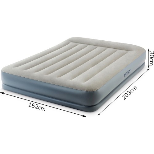 Inflatable mattress 203x152 cm with two-person pump Intex 64118ND