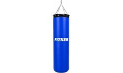 Punching Bag Fitker® TRAINING, PVC - 150x30cm - Blue