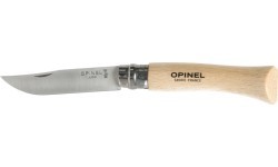Нож Opinel 7 Inox с буковой рукоятью в блистере