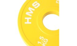 Olimpinis bumper svorio diskas CBRS05 HMS - 2x1.5kg