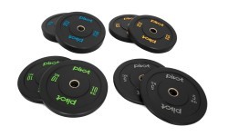 Pivot Fitness Pro Training Bumper Plates Combi Set 100 кг