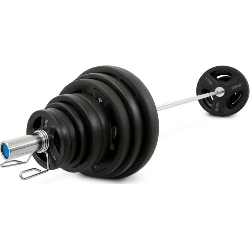 Комплект олимпийских дисков Pivot Fitness PVT-100 Pro Training, хромированный гриф