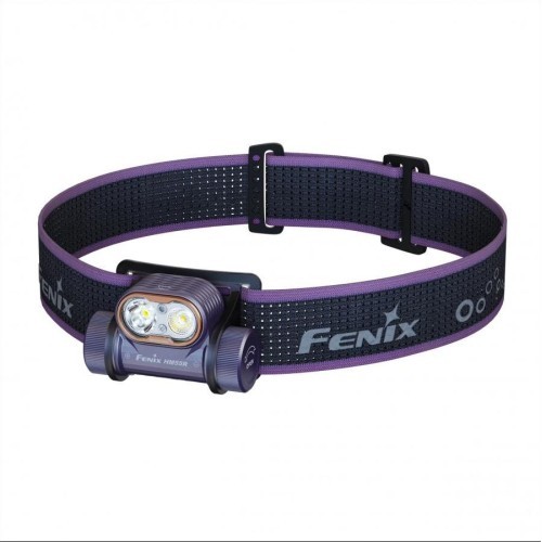 Fenix HM55R prožektorius ant galvos, tamsiai violetinis