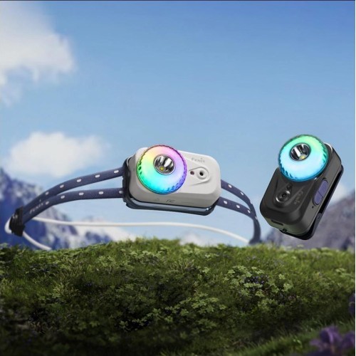 Fenix HL17R galvos žibintuvėlis, juodas