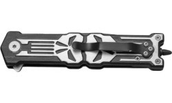 Joker JKR589 skull motif folding knife