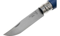 Peilis su dirželiu Opinel Colorama 08 Inox, tamsiai mėlynas, dėkle