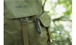 Peilis Opinel Colorama 08 Inox Grab, rudas, su dirželiu