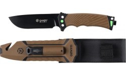 Нож с фиксированным клинком Ganzo G8012V2-DY flintlock