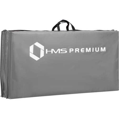 Складной гимнастический мат HMS Premium MGS01, 2400 x 1200 мм, серый