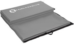 Sulankstomas gimnastikos čiužinys HMS Premium MGS01, 2400 x 1200 mm, pilkas