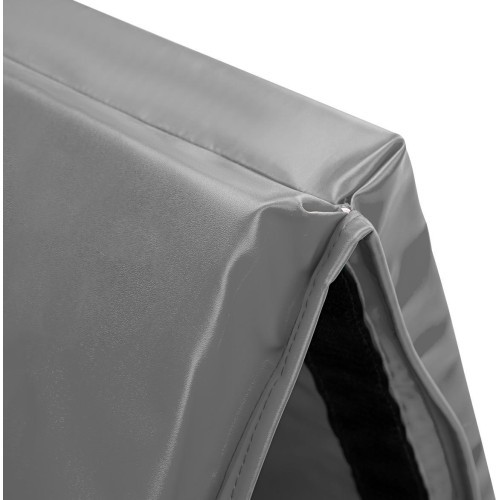 Foldable Gymnastic Mattress HMS Premium MGS01, 2400x1200mm, Gray 