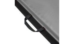 Sulankstomas gimnastikos čiužinys HMS Premium MGS01, 2400 x 1200 mm, pilkas