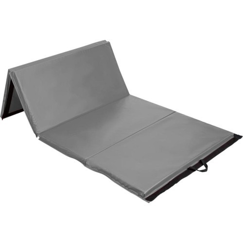 Foldable Gymnastic Mattress HMS Premium MGS01, 2400x1200mm, Gray 