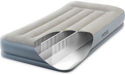 Materac dmuchany 191x99cm z pompką jednoosobowy Intex 64116ND