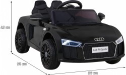 Электромобиль Audi R8, чёрный