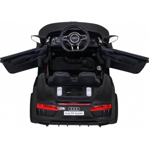 Elektromobilis Audi R8, juodas