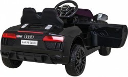 Elektromobilis Audi R8, juodas