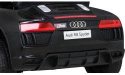 Elektromobilis Audi R8, juodas
