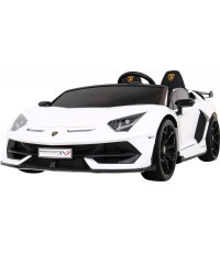 Электромобиль Lamborghini SVJ Drift, белый