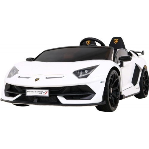Электромобиль Lamborghini SVJ Drift, белый