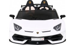 Электромобиль Lamborghini SVJ Drift, белый