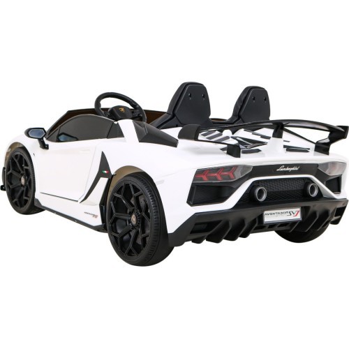 Elektromobilis Lamborghini SVJ Drift, baltas