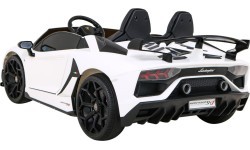 Elektromobilis Lamborghini SVJ Drift, baltas