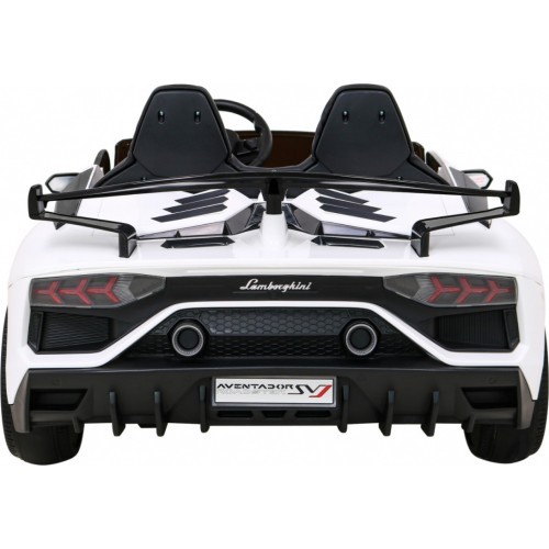 Elektromobilis Lamborghini SVJ Drift, baltas