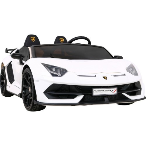 Elektromobilis Lamborghini SVJ Drift, baltas