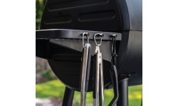 Char-Griller Smoking Champ Outdoor Grill-Smoker