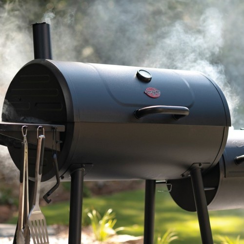 Char-Griller Smoking Champ Outdoor Grill-Smoker