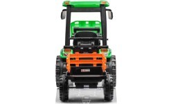 Elektromobilis traktorius MEGA D68 su priekaba, žalias
