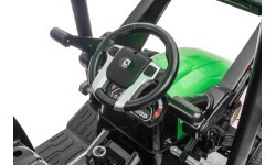 MEGA D68 Tractor Vehicle With Trailer Green