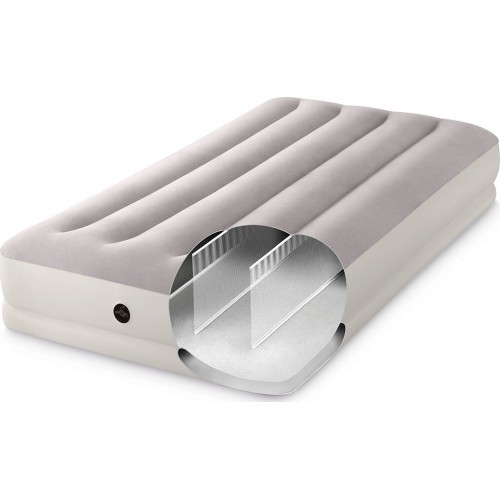 Inflatable mattress for sleeping 191x99x30 cm single person with USB pump INTEX 64177