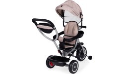 Tricycle stroller 2-in-1 swivel seat folding canopy - beige ECOTOYS