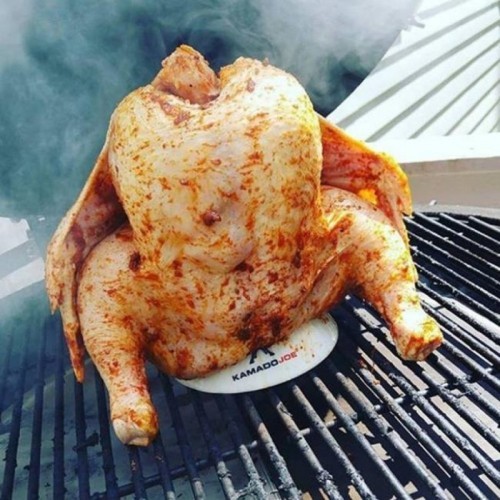 Керамический держатель для курицы Kamado Joe