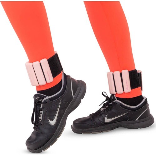 Riešų ir kulkšnių svarsčiai inSPORTline Brace 2 x 1 kg - Smėlio